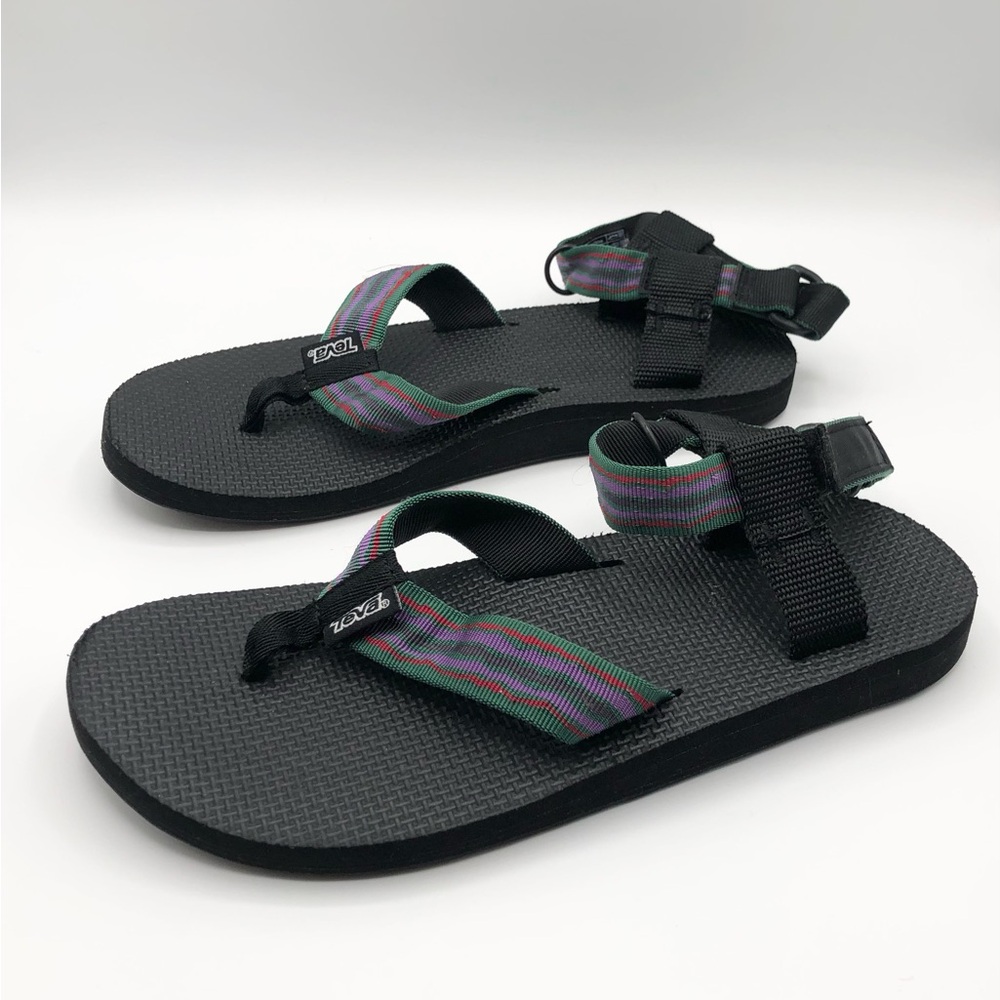 Teva Black Multicolor Sandals Flats Activewear Men’s Size 8
